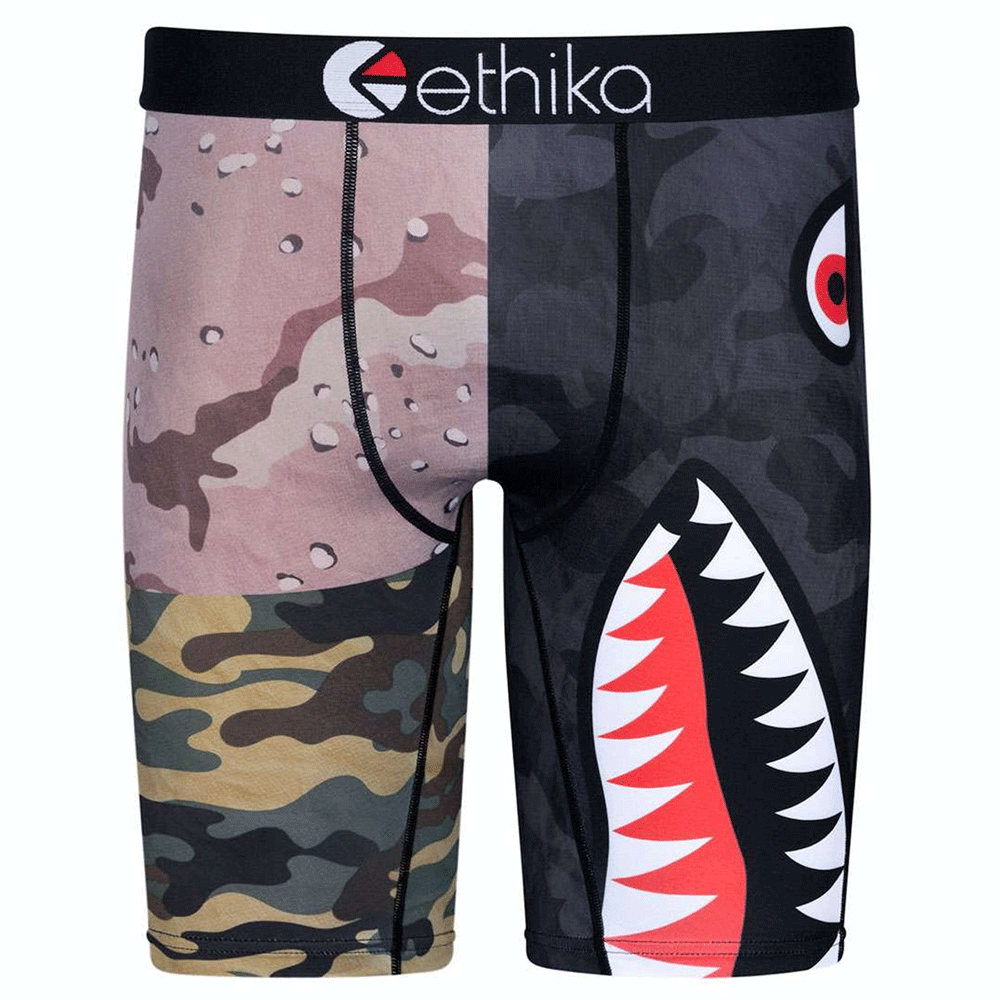 Grizzly x Ethika Land and Waters Boxer, Camo – SK8 Clothing