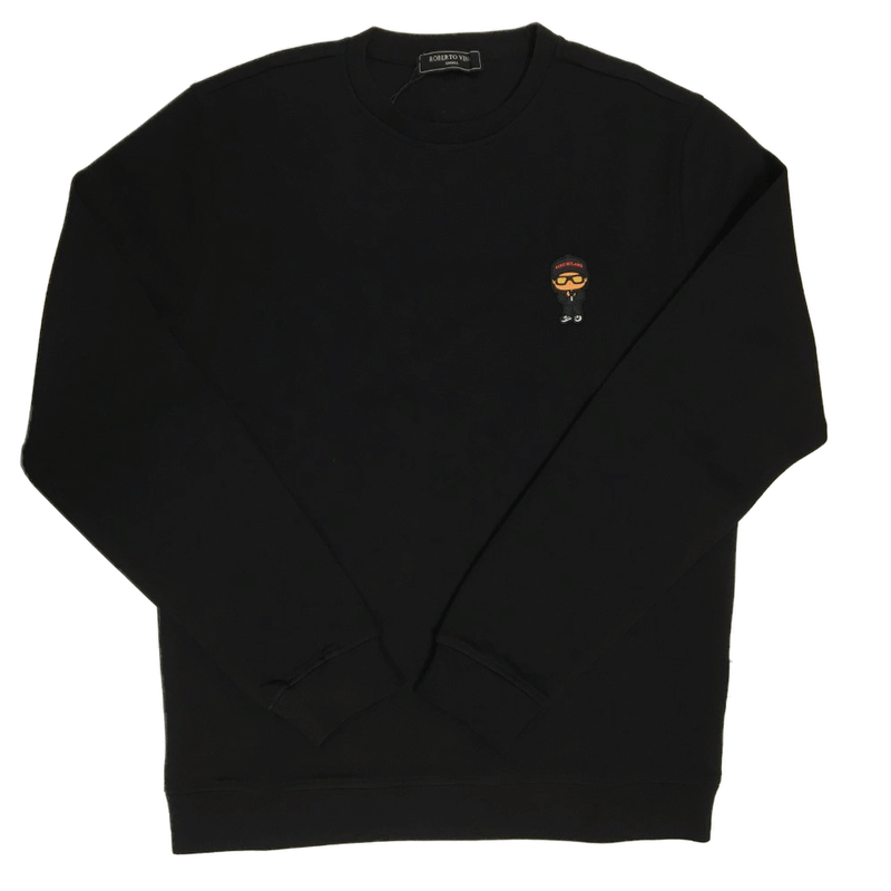 Roberto Vino Black/Gold Men Sweatshirt RVSWEATSHIRT-7