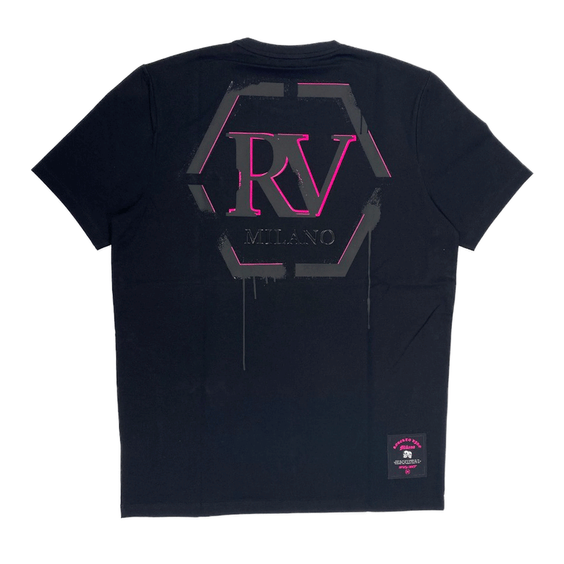 Roberto Vino Milano Black Men T-Shirt RVT-11