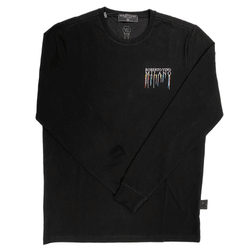 Roberto Vino Milano Black Men Long Sleeve T-Shirts RVT32