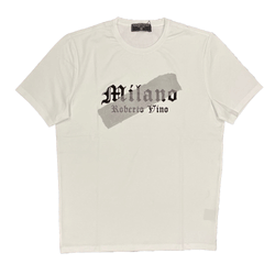 Roberto Vino Milano White Men T-Shirts RVT-56