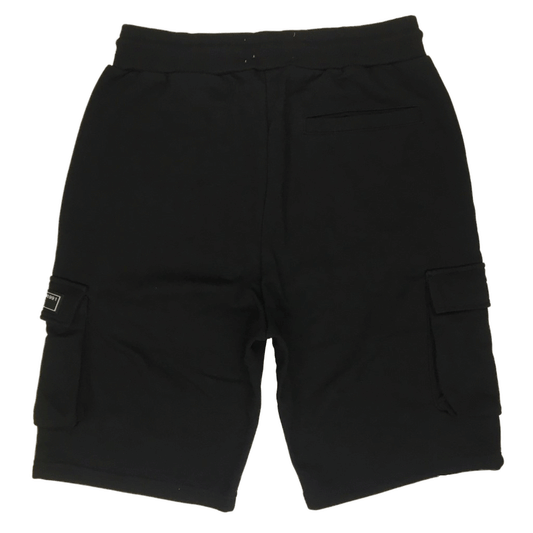 Smoke Rise Utility Fleece Black Men Shorts SFS21291