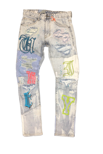 Smoke Rise Cut and Saw Mch/Blue Men Jeans SJP21390