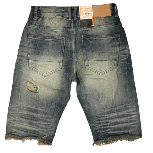 Smoke Rise Basic Denim Pst/ L Blue Men Shorts SJS21120