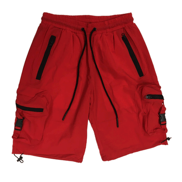 American Stitch Packets Red/Black Men Nylon Shorts SS22-S216