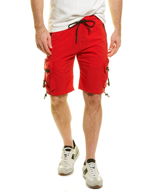 American Stitch Packets Red/Black Men Nylon Shorts SS22-S216