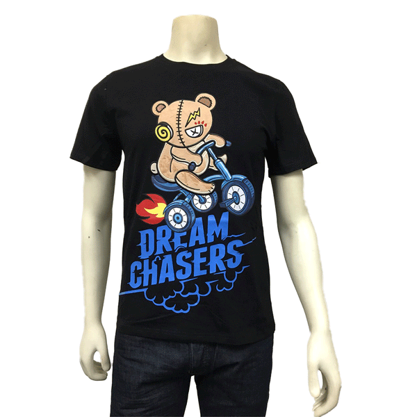 Bkys Dream Chasers Black Men T-Shirt T303