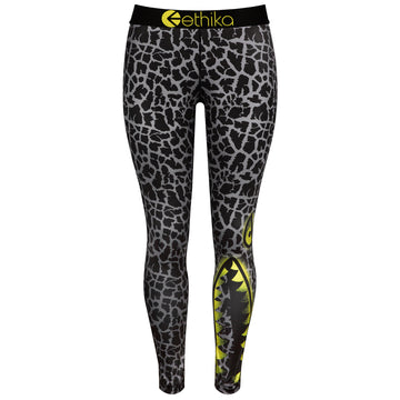 Ethika Bomber Giraffe Green/Blue Women Leggins WLLP1289