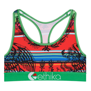 Ethika Soto St Green/Red Women Bras WLSB1763