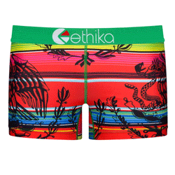 Ethika Soto St Green/Red Women Shorts WLUS1763 – Last Stop Clothing Shops