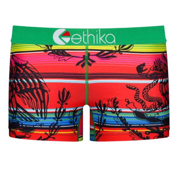 Ethika Exotic Skins Yellow/Orange Women Shorts WLUS1761 – Last