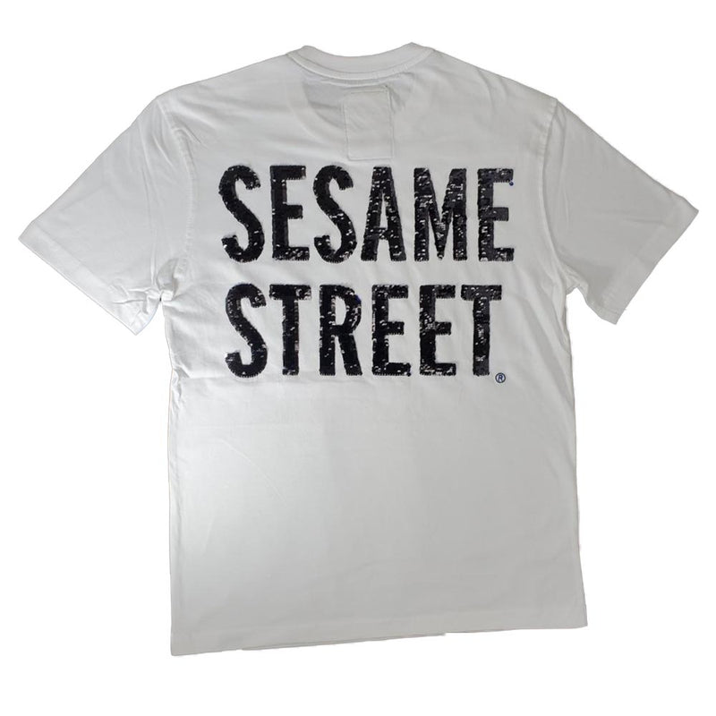 Dekryptic Sesame Street Cookie Monster  white Men T-Shirt TS994MSES