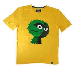 Dekryptic Sesame Street Oscar Yellow Men T-Shirt TS994QSES