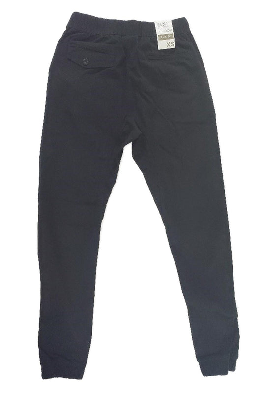 Wto2 Black Twill Women Joggers 17193-6110